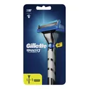 Бритвенный станок Gillette Mach 3 Turbo Red с 2 сменными кассетами 3 лезвия