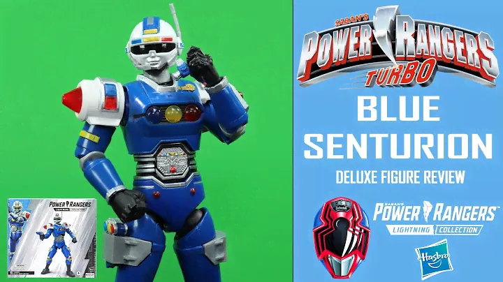 Power Rangers Lightning Collection TURBO BLUE SENTURION Deluxe Wave 3 Figure Review